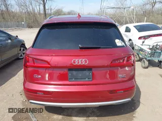 2018 Audi Q5 Premium Plus with VIN WA1BNAFYXJ2077049, listed as a IAAI auction lot 41908063 with 106,215 mi miles. Bid and sale history available at carsss.com. Image 16.