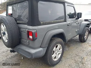 2021 Jeep Wrangler Willys with VIN 1C4GJXAN3MW536765, listed as a IAAI auction lot 41846124 with 50,480 mi miles. Bid and sale history available at carsss.com. Image 4.
