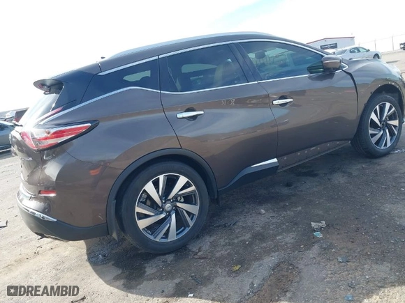 2015 Nissan Murano SL with VIN 5N1AZ2MG1FN228075, listed as a IAAI auction lot 41644582 with 14,164 mi miles. Bid and sale history available at carsss.com. Image 4.