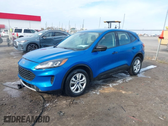2020 Ford Escape S with VIN 1FMCU0F6XLUA23677, listed as a IAAI auction lot 41076948 with 105,124 mi miles and . Bid and sale history available at carsss.com. Image 18.