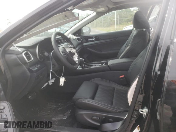 2023 Nissan Maxima Platinum with VIN 1N4AA6FV0PC501797, listed as a Copart auction lot 65560742 with 89 mi miles and Salvage title. Bid and sale history available at DreamBid. Image 7.
