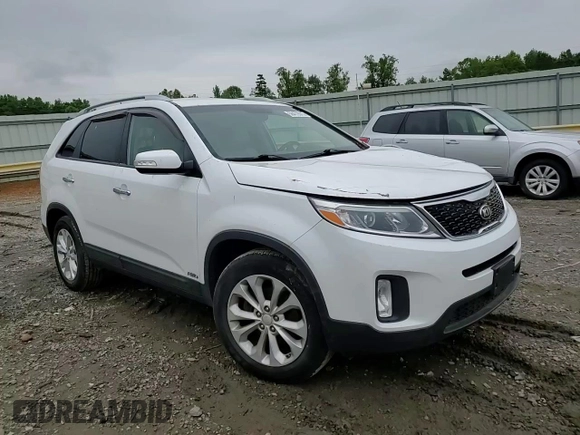 2014 Kia Sorento EX with VIN 5XYKUDA79EG445743, listed as a Copart auction lot 58472615 with 110,019 mi miles and Salvage title. Bid and sale history available at DreamBid. Image 14.