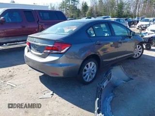 2013 Honda Civic LX with VIN 2HGFB2F52DH596556, listed as a IAAI auction lot 42054070 with 129,721 mi miles and . Bid and sale history available at DreamBid. Image 4.