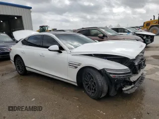 2021 Genesis G80 2.5T z VIN KMTGB4SC6MU067144, wystawiony jako Copart lot #51370875 z przebiegiem Nie podano mil oraz Szkoda całkowita • Salvage title. Historia ofert i sprzedaży dostępna na DreamBid. Obrazek 4.