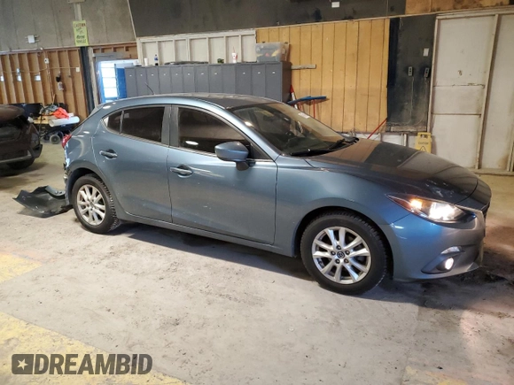 2016 Mazda 3 i Touring with VIN 3MZBM1L79GM266472, listed as a Copart auction lot 45714585 with 57,754 mi miles and Salvage Title. Bid and sale history available at DreamBid. Image 4.