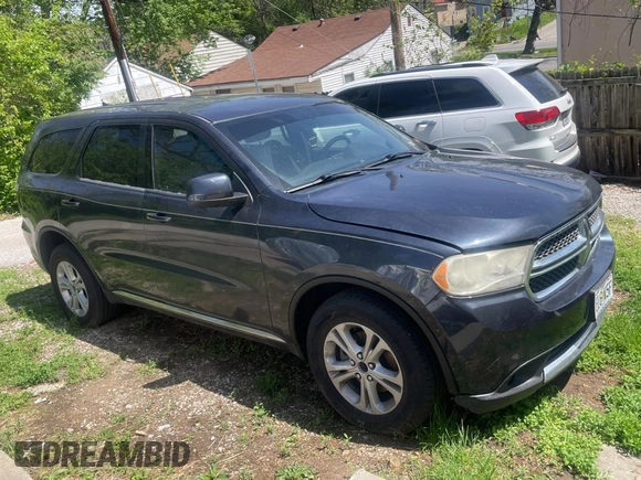 2012 Dodge Durango SXT with VIN 1C4RDHAG3CC322043, listed as a Copart auction lot 55287375 with 171,062 mi miles and Clean Title. Bid and sale history available at DreamBid. Image 1.