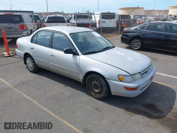 1994 Toyota Corolla Deluxe with VIN JT2AE09B5R0053731, listed as a IAAI auction lot 42606147 with 117,035 mi miles and . Bid and sale history available at DreamBid. Image 1.