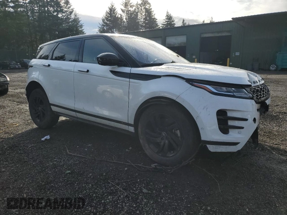 2021 Land Rover Range Rover Evoque R-Dynamic S with VIN SALZT2FX1MH152934, listed as a Copart auction lot 46004135 with 0 mi miles and Salvage Title. Bid and sale history available at carsss.com. Image 4.