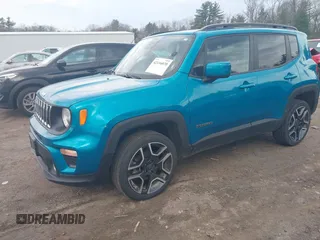 2021 Jeep Renegade Latitude with VIN ZACNJDBB2MPM72609, listed as a IAAI auction lot 42116070 with 58,036 mi miles and . Bid and sale history available at DreamBid. Image 2.