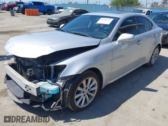 2010 Lexus IS with VIN JTHCF5C27A5039662, listed as a IAAI auction lot 41988254 with 139,939 mi miles and . Bid and sale history available at carsss.com. Image 2.