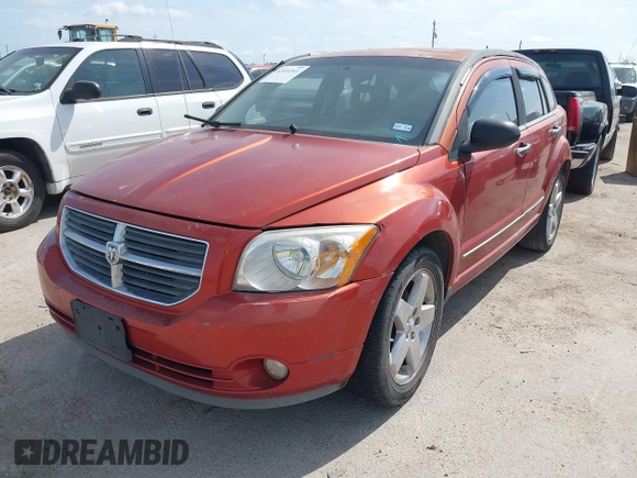 2007 Dodge Caliber SXT with VIN 1B3HB48B07D128091, listed as a IAAI auction lot 42054541 with 179,174 mi miles and . Bid and sale history available at DreamBid. Image 2.