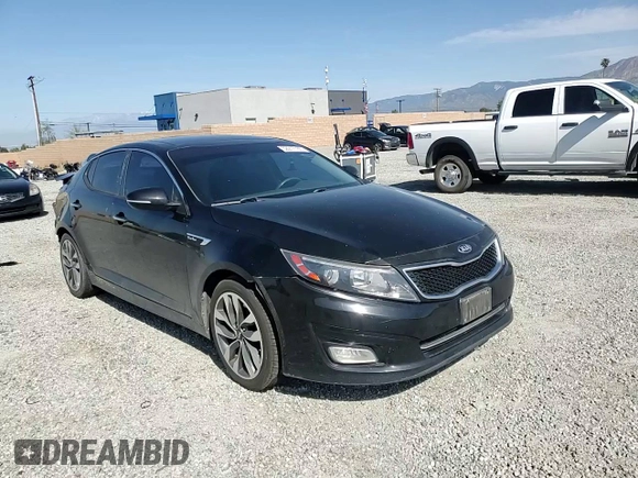 2015 Kia Optima SX Turbo with VIN 5XXGR4A6XFG454049, listed as a Copart auction lot 52217185 with 115,675 mi miles and Salvage Title. Bid and sale history available at carsss.com. Image 11.