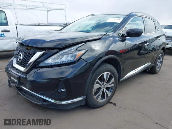 2021 Nissan Murano SV z VIN 5N1AZ2BJ0MC141713, wystawiony jako IAAI lot #41922556 z przebiegiem 77 092 mil mil oraz . Historia ofert i sprzedaży dostępna na DreamBid. Obrazek 18.