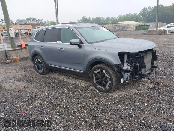 2024 Kia Telluride EX with VIN 5XYP34GC8RG493124, listed as a IAAI auction lot 42438819 with 20,320 mi miles and . Bid and sale history available at DreamBid. Image 1.