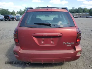 2004 Pontiac Vibe GT with VIN 5Y2SN62L14Z403135, listed as a Copart auction lot 68229654 with 186,589 mi miles and Salvage Title. Bid and sale history available at carsss.com. Image 6.