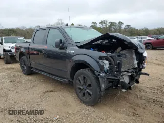 2020 Ford F-150 XL with VIN 1FTEW1CP2LFC63742, listed as a Copart auction lot 48354875 with 24,493 mi miles and Salvage Title. Bid and sale history available at DreamBid. Image 4.