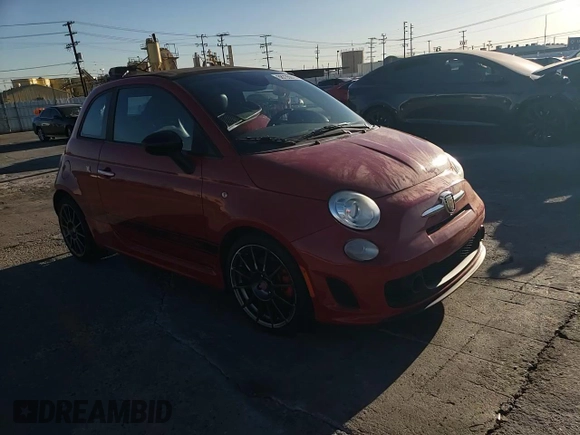 2013 FIAT 500 Abarth with VIN 3C3CFFJH9DT738380, listed as a Copart auction lot 88735915 with 43,977 mi miles and Salvage Title. Bid and sale history available at carsss.com. Image 11.