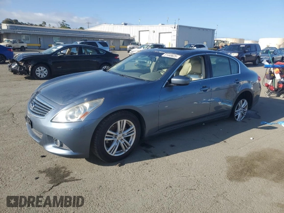 2010 Infiniti G37 Sedan Journey with VIN JN1CV6AP6AM408674, listed as a Copart auction lot 51448625 with Not Provided miles and Salvage Title. Bid and sale history available at carsss.com. Image 1.