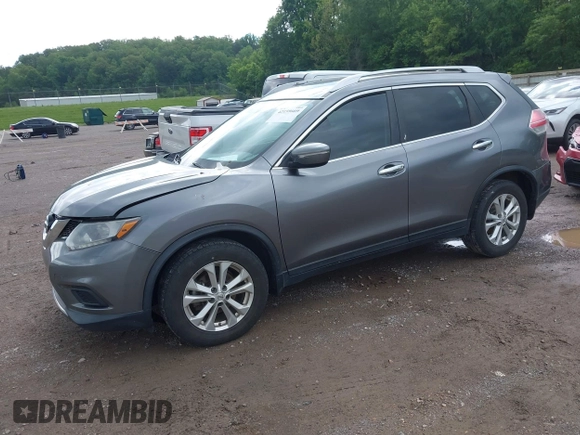 2015 Nissan Rogue SV with VIN KNMAT2MT5FP570653, listed as a IAAI auction lot 42159669 with 161,382 mi miles and . Bid and sale history available at carsss.com. Image 2.