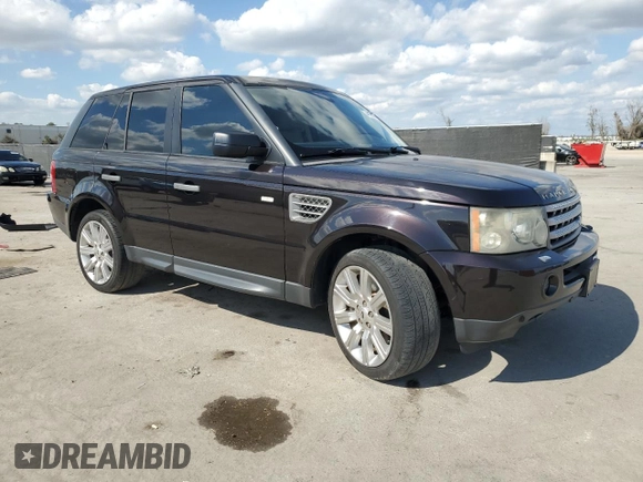 2009 Land Rover Range Rover Sport SC z VIN SALSH23419A191262, wystawiony jako Copart lot #44139425 z przebiegiem 56 114 mil mil oraz Szkoda całkowita • Salvage title. Historia ofert i sprzedaży dostępna na DreamBid. Obrazek 4.