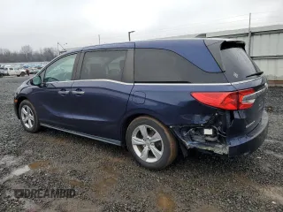 2019 Honda Odyssey EX-L with VIN 5FNRL6H78KB053679, listed as a Copart auction lot 85165274 with 45,371 mi miles and Salvage Title. Bid and sale history available at DreamBid. Image 2.