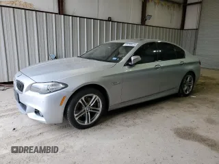 2015 BMW 5 Series 528i xDrive with VIN WBA5A7C55FG143543, listed as a Copart auction lot 45750425 with 93,435 mi miles and Salvage Title. Bid and sale history available at carsss.com. Image 1.