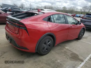 2023 Toyota Prius LE with VIN JTDACAAU8P3007886, listed as a Copart auction lot 51539895 with 31,136 mi miles and Salvage Title. Bid and sale history available at carsss.com. Image 3.