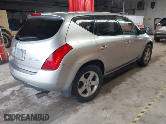 2004 Nissan Murano SE z VIN JN8AZ08W24W333746, wystawiony jako IAAI lot #42235803 z przebiegiem 134 403 mil mil oraz . Historia ofert i sprzedaży dostępna na DreamBid. Obrazek 4.