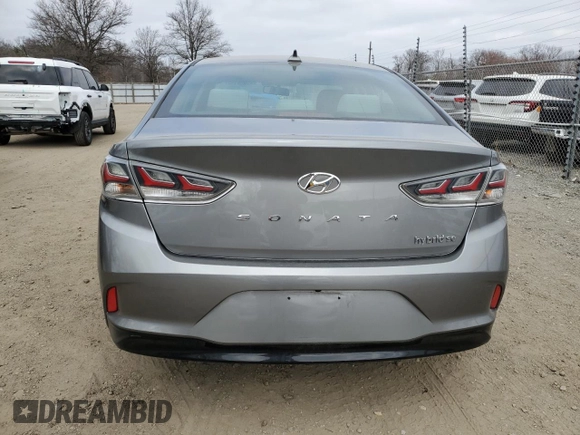 2018 Hyundai Sonata Hybrid SE with VIN KMHE24L32JA078624, listed as a Copart auction lot 49374195 with 73,295 mi miles and Salvage Title. Bid and sale history available at carsss.com. Image 6.