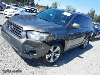 2009 Toyota Highlander Sport with VIN JTEES43A692121575, listed as a IAAI auction lot 42019383 with 171,076 mi miles. Bid and sale history available at carsss.com. Image 2.