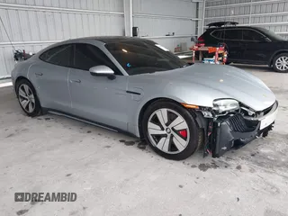 2020 Porsche Taycan 4S with VIN WP0AB2Y12LSA52670, listed as a IAAI auction lot 41401571 with 24,646 mi miles and . Bid and sale history available at DreamBid. Image 1.