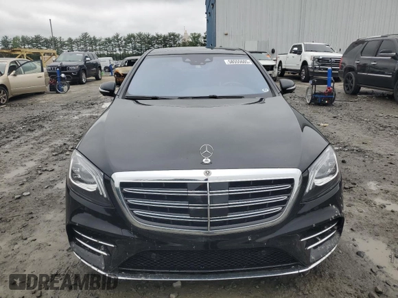 2018 Mercedes-Benz S 560 z VIN WDDUG8DB6JA373973, wystawiony jako Copart lot #58555605 z przebiegiem Nie podano mil oraz Szkoda całkowita • Salvage title. Historia ofert i sprzedaży dostępna na DreamBid. Obrazek 5.