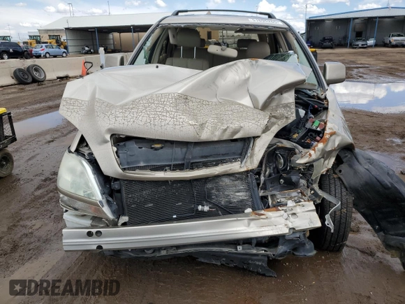 2003 Lexus RX 300 z VIN JTJHF10U030310130, wystawiony jako Copart lot #51695265 z przebiegiem 126 339 mil mil oraz Szkoda całkowita • Salvage title. Historia ofert i sprzedaży dostępna na DreamBid. Obrazek 5.