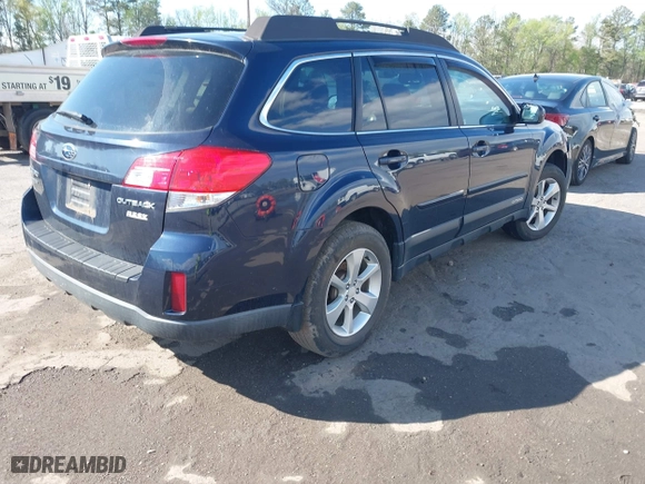 2013 Subaru Outback 2.5i Premium with VIN 4S4BRBGC8D3291096, listed as a IAAI auction lot 41977100 with 176,726 mi miles. Bid and sale history available at carsss.com. Image 4.