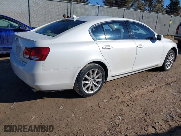 2007 Lexus GS 350 with VIN JTHCE96S770004227, listed as a IAAI auction lot 41645538 with 123,784 mi miles. Bid and sale history available at carsss.com. Image 4.