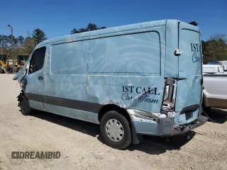2021 Mercedes-Benz Sprinter Cargo with VIN W1Y4EBHY9MT073313, listed as a Copart auction lot 48922285 with Not Provided miles and Salvage Title. Bid and sale history available at carsss.com. Image 2.