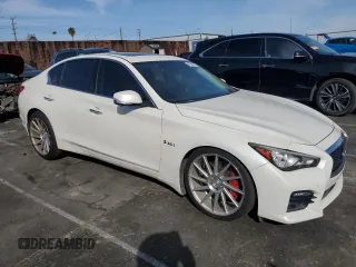 2017 Infiniti Q50 Red Sport 400 с VIN JN1FV7APXHM850726, выставлен на аукционе Copart как лот 45948565 с пробегом 115 835 миль миль и Списание • Salvage title. История ставок и продаж доступна на DreamBid. Изображение 4.