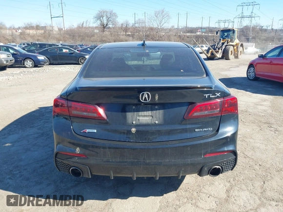 2018 Acura TLX w/Advance Pkg with VIN 19UUB3F85JA801000, listed as a IAAI auction lot 41665274 with 81,627 mi miles. Bid and sale history available at carsss.com. Image 17.