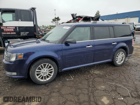2016 Ford Flex SEL z VIN 2FMGK5C87GBA03716, wystawiony jako Copart lot #57429815 z przebiegiem 149 385 mil mil oraz Czysty tytuł • Clean title. Historia ofert i sprzedaży dostępna na DreamBid. Obrazek 1.