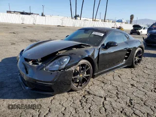 2019 Porsche 718 Cayman with VIN WP0AA2A80KS261010, listed as a Copart auction lot 89410555 with 44,278 mi miles and Salvage Title. Bid and sale history available at DreamBid. Image 1.