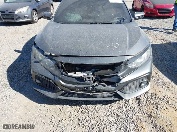 2017 Honda Civic Hatchback EX-L Navi with VIN SHHFK7H71HU212576, listed as a IAAI auction lot 41672558 with 116,311 mi miles. Bid and sale history available at carsss.com. Image 6.