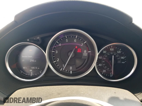 2020 Mazda MX-5 Miata Grand Touring z VIN JM1NDAD7XL0412292, wystawiony jako Copart lot #69792894 z przebiegiem 19 513 mil mil oraz Szkoda całkowita • Salvage title. Historia ofert i sprzedaży dostępna na DreamBid. Obrazek 9.