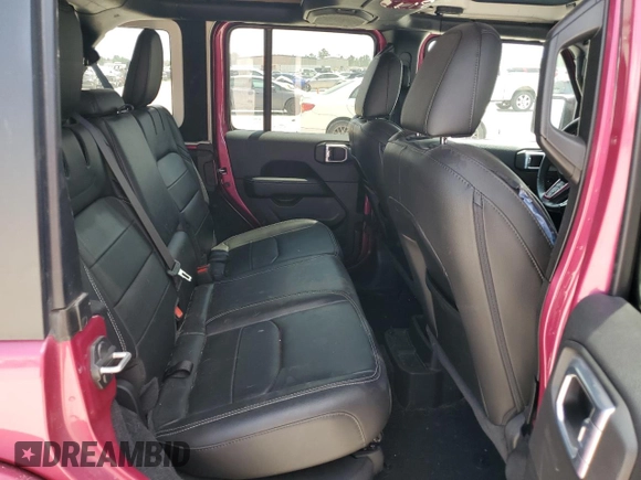 2021 Jeep Wrangler Unlimited Sahara с VIN 1C4JJXP68MW852703, выставлен на аукционе Copart как лот 52953795 с пробегом 25 437 миль миль и Списание • Salvage title. История ставок и продаж доступна на DreamBid. Изображение 11.