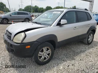 2006 Hyundai Tucson GLS with VIN KM8JN72D46U261840, listed as a Copart auction lot 60743025 with 155,077 mi miles and Salvage title. Bid and sale history available at DreamBid. Image 1.