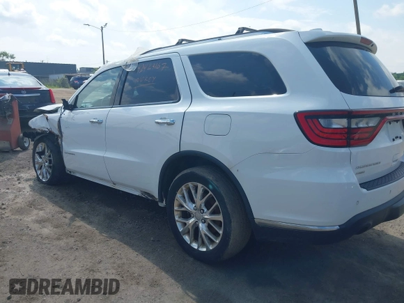2014 Dodge Durango Citadel z VIN 1C4RDJEG9EC455930, wystawiony jako IAAI lot #42423167 z przebiegiem Nie podano mil oraz . Historia ofert i sprzedaży dostępna na DreamBid. Obrazek 3.