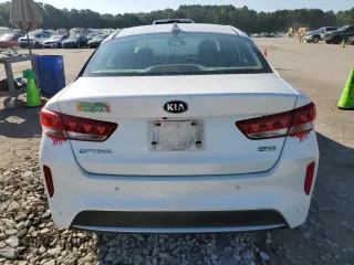 2017 Kia Optima Hybrid with VIN KNAGT4LC8H5006255, listed as a Copart auction lot 72065754 with 77,160 mi miles and Salvage Title. Bid and sale history available at carsss.com. Image 6.