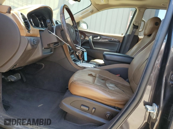 2013 Buick Enclave Leather with VIN 5GAKRCKD9DJ259989, listed as a Copart auction lot 52593795 with 0 mi miles and Non Repairable. Bid and sale history available at carsss.com. Image 7.