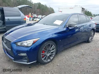 2018 Infiniti Q50 RED SPORT 400 with VIN JN1FV7AR7JM480343, listed as a IAAI auction lot 41757557 with 69,101 mi miles. Bid and sale history available at carsss.com. Image 17.