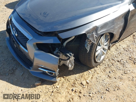 2015 Infiniti Q50 Premium with VIN JN1BV7AP3FM358244, listed as a IAAI auction lot 42063278 with 98,873 mi miles and . Bid and sale history available at DreamBid. Image 6.