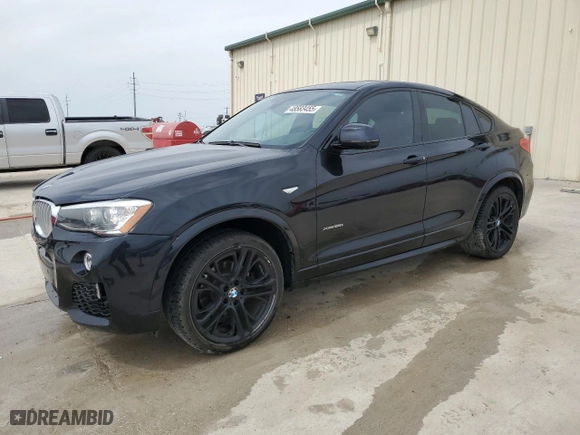 2017 BMW X4 xDrive28i with VIN 5UXXW3C32H0T79436, listed as a Copart auction lot 48583455 with 74,730 mi miles and Salvage Title. Bid and sale history available at carsss.com. Image 1.